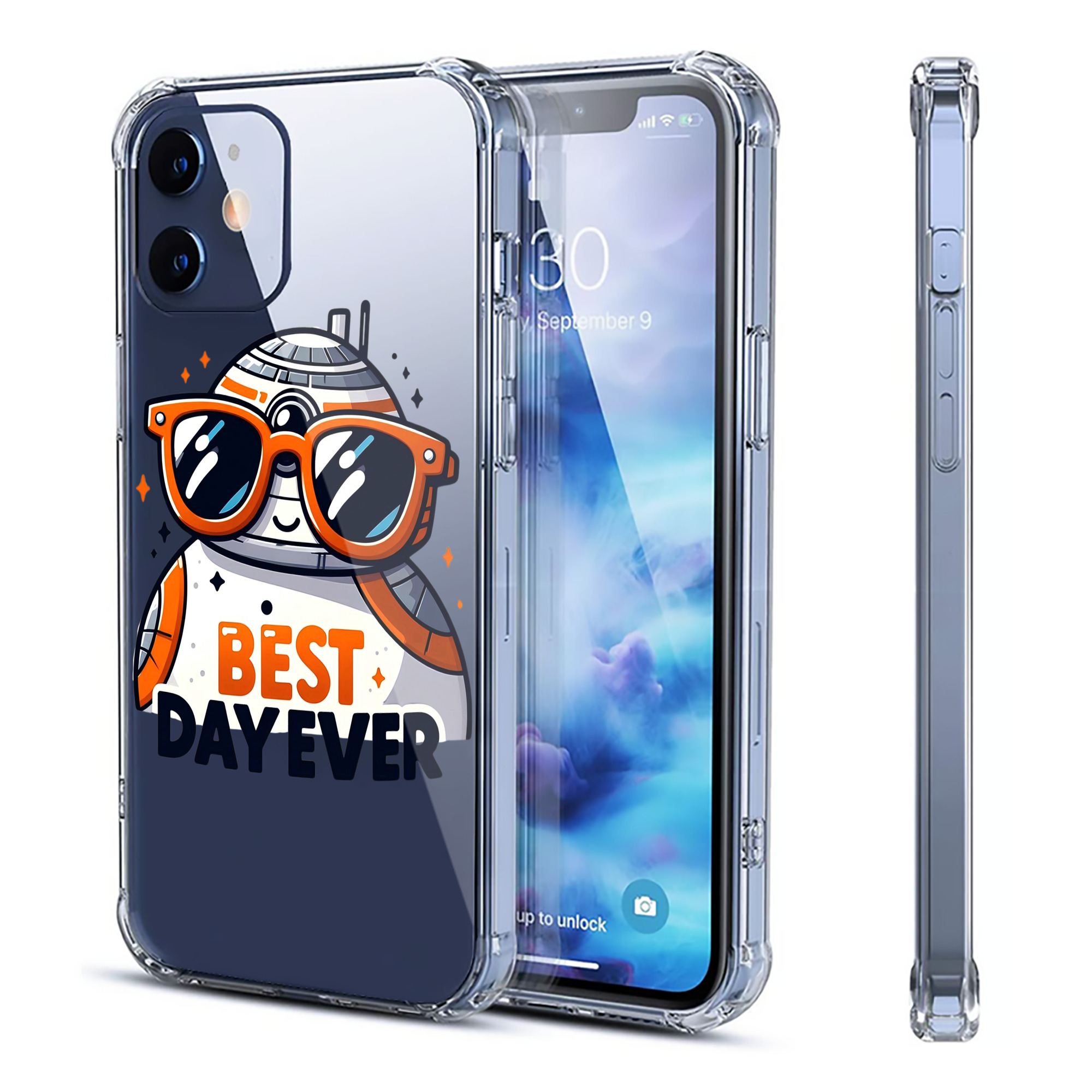 （画像用） スター・ウォーズ Star Wars 【iPhone 12シリーズ対応】透明スマホケース（クリアソフトケース）